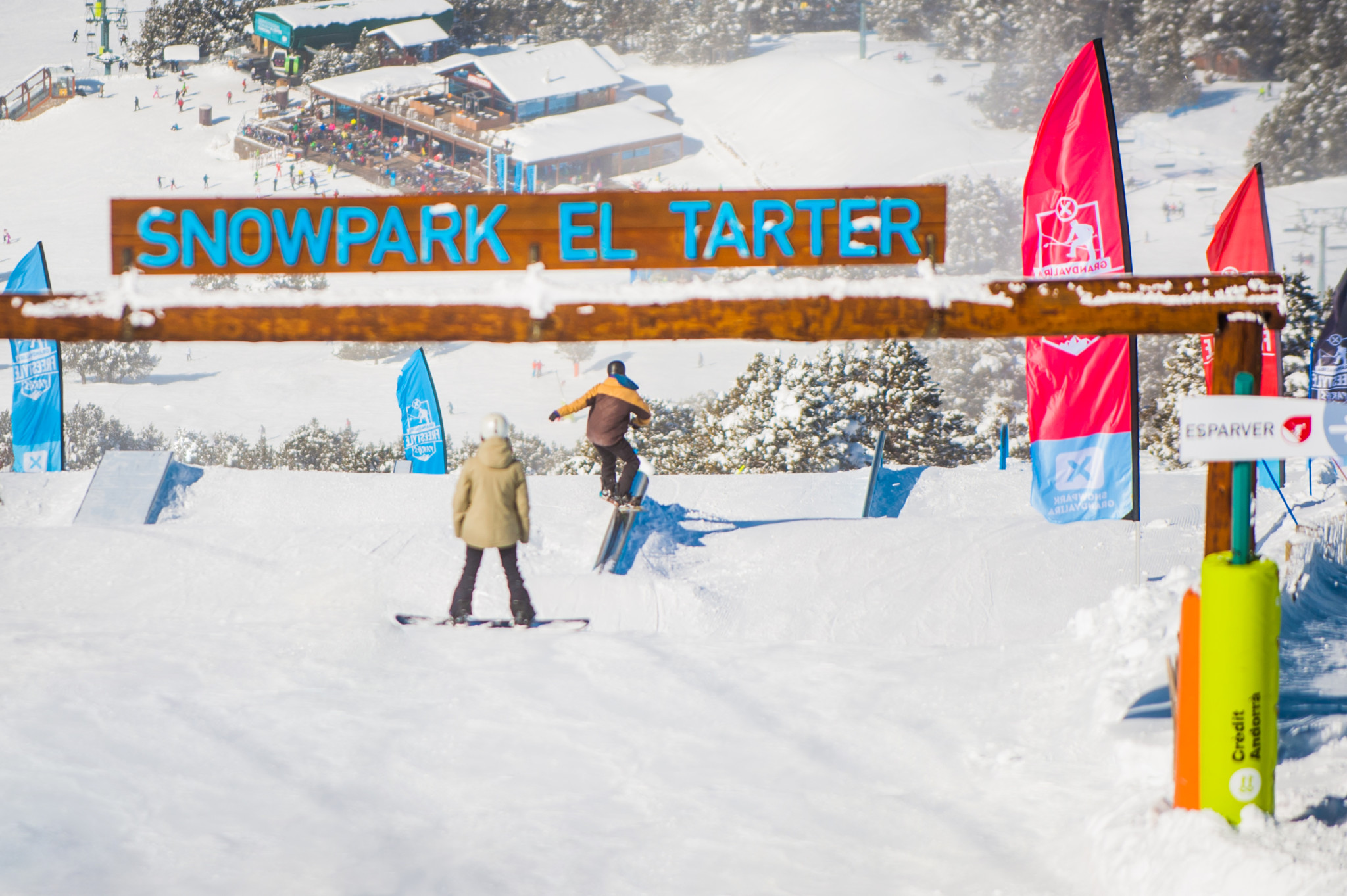 El snowpark el Tarter 