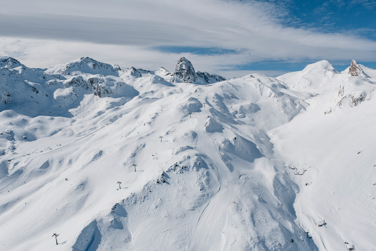 Las montañas de Formigal Nevadas