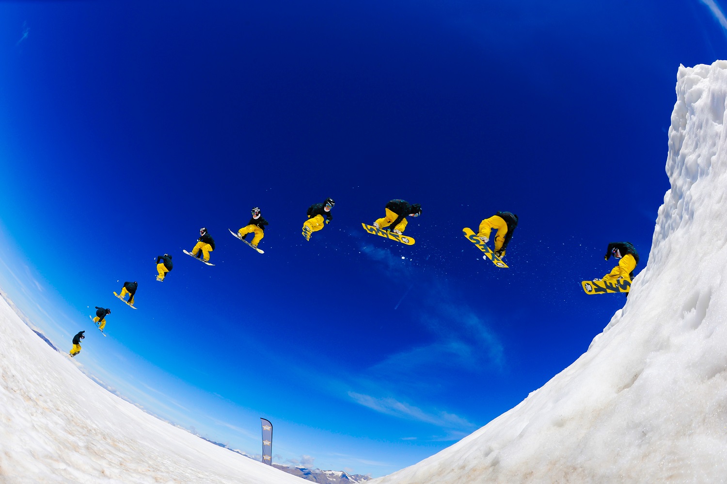 Salto en snowboard