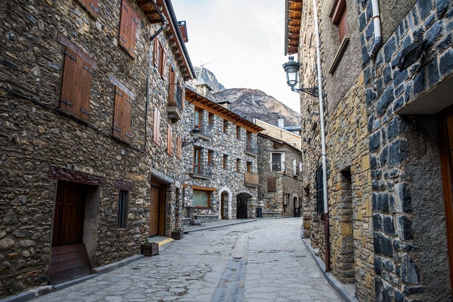  El centro de Benasque 