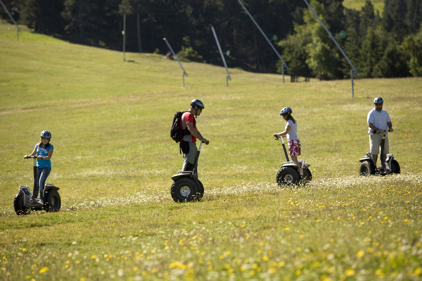 Segway para hacer en La Molina, genial para pasar un día en familia